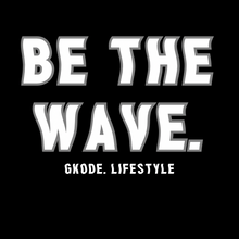 Load image into Gallery viewer, BE THE WAVE - ASPHALT - "CROPPED" LADIES (3M REFLECTIVE TEE)