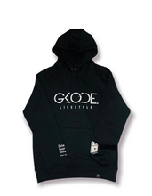 Load image into Gallery viewer, LISTEN, LOVE, & LEARN PREMIUM HOODIE (BLACK)