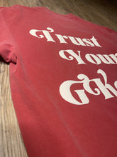 Load image into Gallery viewer, BET ON YOU. VINTAGE TEE (OVERSIZED) - WASHED BRICK + CREAM