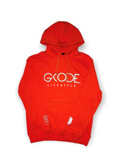 Load image into Gallery viewer, LISTEN, LEARN, & LOVE PREMIUM HOODIE (ORANGE)