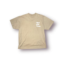 Load image into Gallery viewer, BET ON YOU. VINTAGE TEE (OVERSIZED) - WASHED CLAY + CREAM