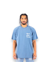 Load image into Gallery viewer, BET ON YOU. VINTAGE TEE (OVERSIZED) - WASHED DENIM + CREAM