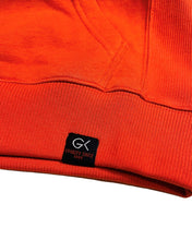Load image into Gallery viewer, LISTEN, LEARN, & LOVE PREMIUM HOODIE (ORANGE)