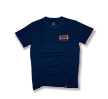 Load image into Gallery viewer, TRI KODE. PREMIUM TEE (NAVY & ORANGE)