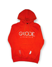 Load image into Gallery viewer, LISTEN, LEARN, &amp; LOVE PREMIUM HOODIE (ORANGE)
