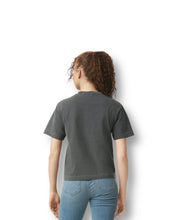 Load image into Gallery viewer, BE THE WAVE - ASPHALT - &quot;CROPPED&quot; LADIES (3M REFLECTIVE TEE)
