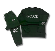 Load image into Gallery viewer, GK. ROLL THE DICE TRAVEL SUIT (MONEY GREEN)
