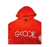 Load image into Gallery viewer, LISTEN, LEARN, &amp; LOVE PREMIUM HOODIE (ORANGE)
