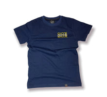 Load image into Gallery viewer, TRI KODE. PREMIUM TEE (BLUE &amp; YELLOW)
